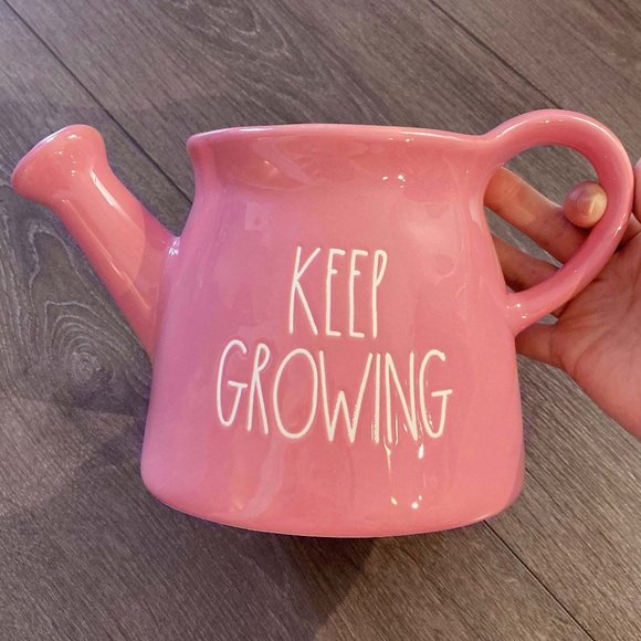 Rae Dunn "KEEP GROWING" Watering Can - Picture 1 of 4